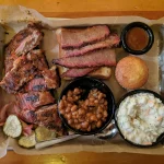 Best BBQ in Austin platter